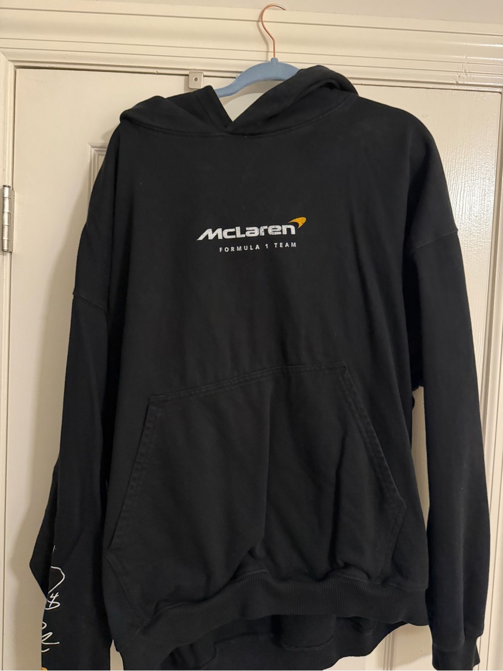 Mitchell & Ness Black McLaren Hoodie